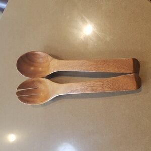 Wooden Salad Serving Set